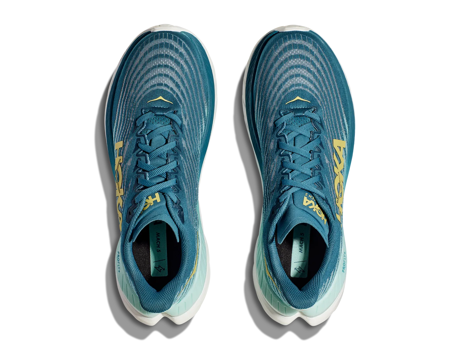 HOKA　MACH 5 27cm ブルースティールサンリットオーシャン Men's Hoka Mach 5 Running Shoes (Colour: Bluesteel/Sunlit